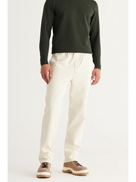 AC&Co / Altınyıldız Classics Erkek Bej Standart Fit Normal Kesim Pamuklu Pantolon