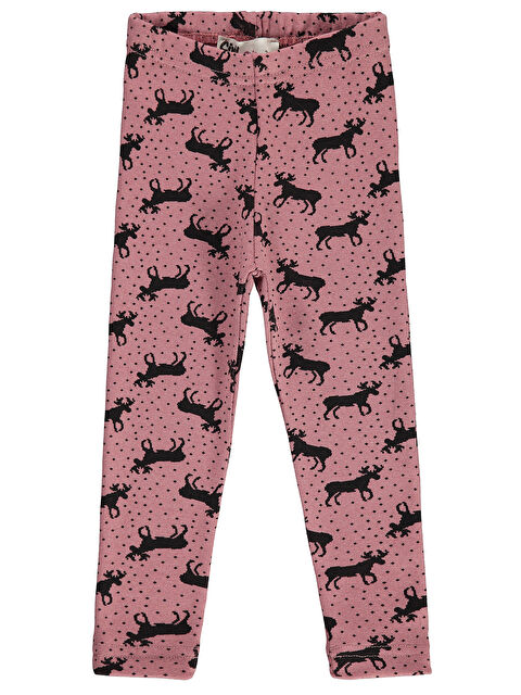 Civil Girls Kız Çocuk Tayt 2-5 Yaş Gül Kurusu - S000309802-20028