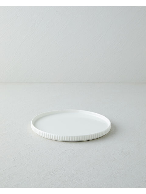 English Home Lunara Porselen Servis Tabağı 24 cm Beyaz - S000502040-20063