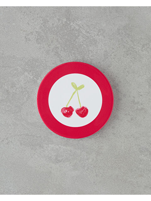 English Home Cherry Seramik Bardak Altlığı 11 cm Pembe - S000502045-20024