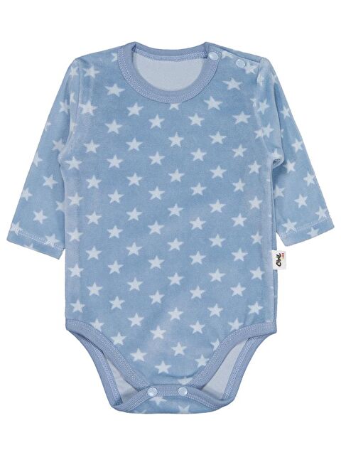 Civil Baby Yıldız 1-18 Ay Çıtçıtlı Badi - Mavi 12-18 Ay - S000484686-3053