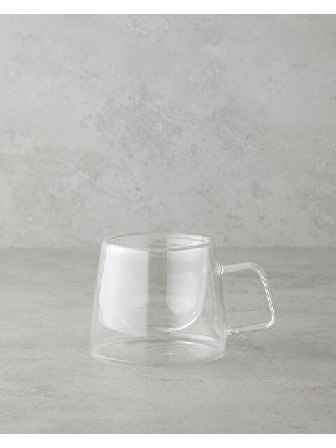 English Home Allegro Borosilikat Cam Double Wall Kupa 200 ml Şeffaf - S000502049-26865