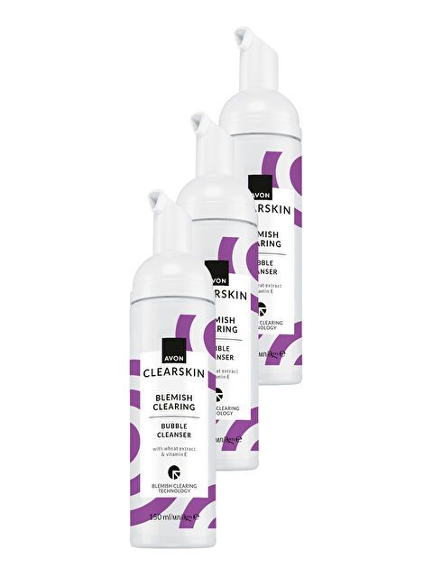AVON Clearskin Blemish Arındırıcı Köpük Temizleyici  150 Ml. Üçlü Paket - S000511993-10231