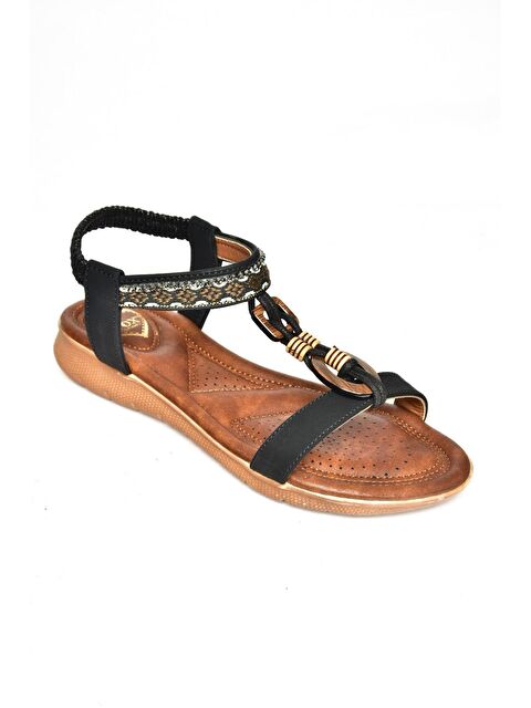 Fox Shoes S2580168 Siyah Kadın Sandalet - S000169054-19351