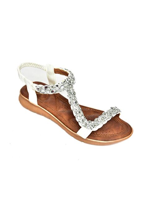 Fox Shoes S2580148 Beyaz Kadın Sandalet - S000169057-20063