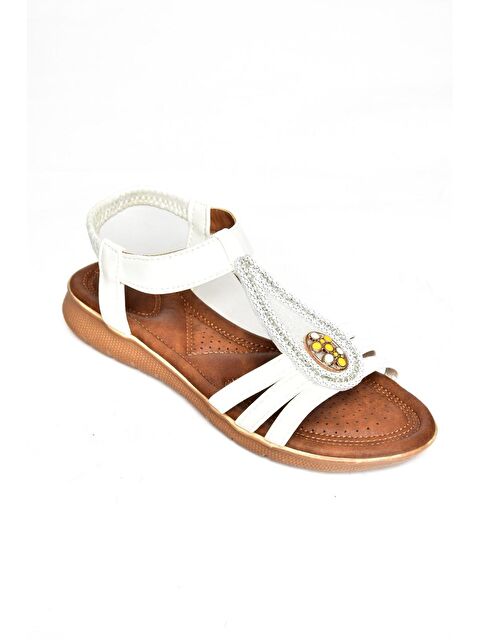 Fox Shoes S2580137 Beyaz Kadın Sandalet - S000169060-20063