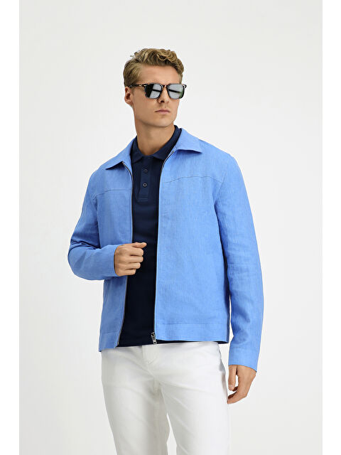 Kiğılı Mevsimlik Keten Mont - S000404558-19393