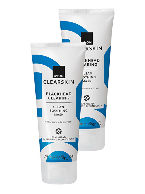 AVON Siyah Noktaların Görünümü İçin Ferahlatan Arındırıcı Yüz Maskesi 75 Ml. İkili Paket - S000512016-10231