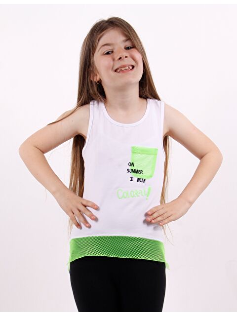 Toontoykids Kız Çocuk File Cepli Atlet - S000255119-20063