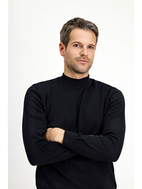 Kiğılı Bato Yaka Regular Fit Pamuklu Kaşmirli Triko Kazak