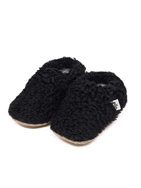 Ella Bonna Teddy Bebek Patiği Ev Pandufu, Kaydırmaz Taban, Organik Pamuk Astar Kreş Ayakkabısı - S000253375-19351