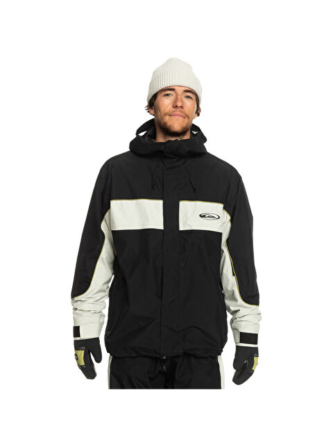 Quiksilver High Altitude Gore-tex Unisex Siyah Snowboard Ceketi Kayak Montu - S000489972-19351