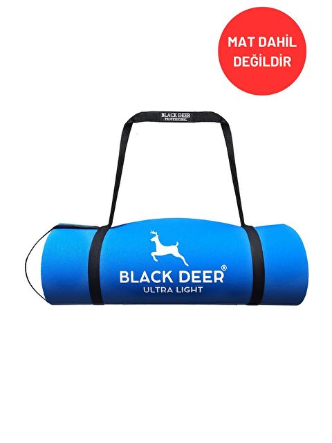 Black Deer Ayarlanabilir Mat Taşıma Askısı Yoga Pilates Kamp Mat Taşıma Kayışı Klipsli Siyah - S000152102-19351