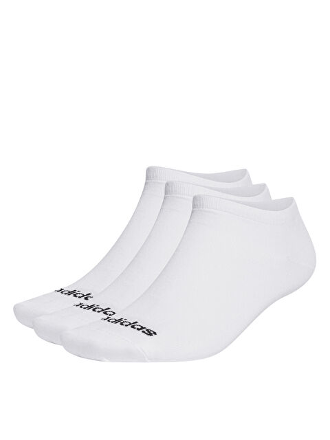 Adidas T Lin Low 3P Unisex Beyaz Patik Çorap