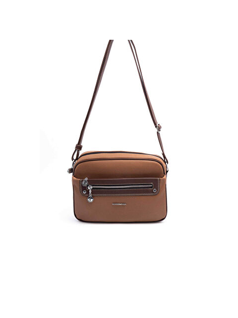 Silver Polo Kadın Çapraz Çanta 753-45986 SILVER POLO ÇAPRAZ BAYAN ÇANTASI M86 KARAMEL-MAT KAHVE - S000507978-14955