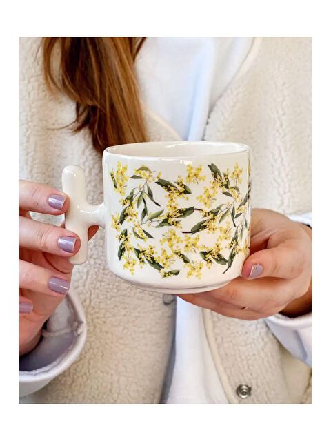 Bikutumutluluk Mimoza Hediye Kupa Fincan - S000180718-23173