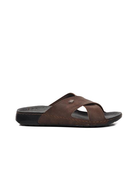 Ayakmod Kahve Erkek Terlik 80-959 - S000210481-19413