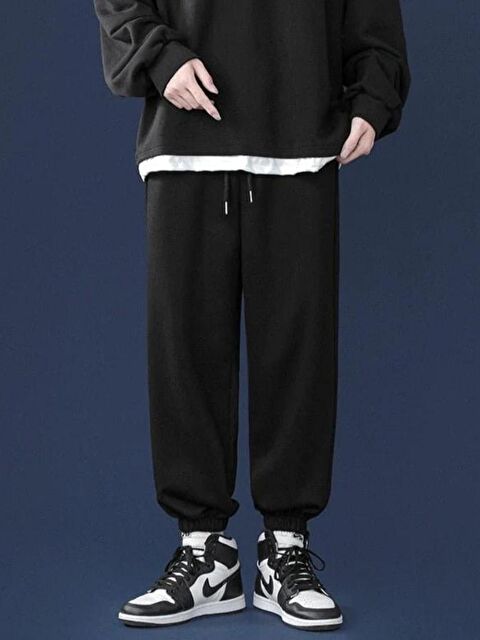 Süperlife Bel ve Paça Lastikli İnce Erkek Jogger Eşofman Altı SPR24EA82 - S000208493-19351