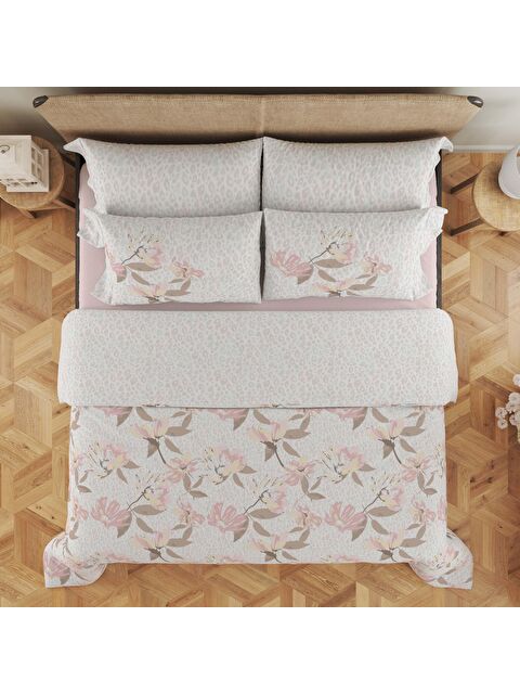 Evmila Baskılı,Desenli Çift Kişilik Nevresim Takımı (ÇARŞAFSIZ) 200x220 cm - S000244212-23173