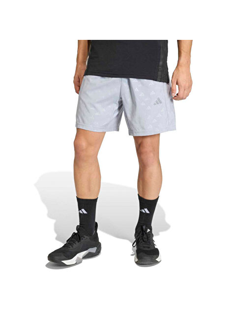 Adidas Workout Essentials Brandlove Erkek Gri Şort