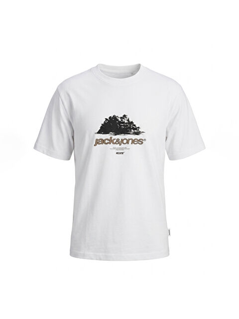 Jack & Jones Breeze Box Erkek Beyaz Tişört