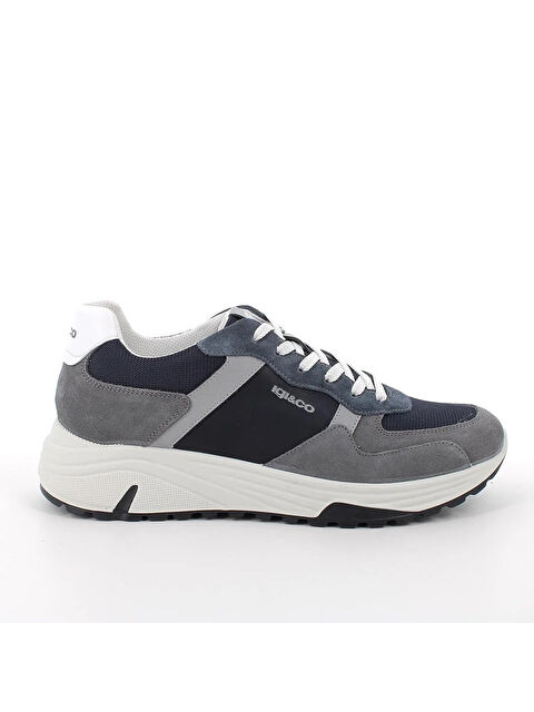 IGI&Co Erkek Sneaker 7636222 UEH 76362 SCAMOS/TELA Grafite Blu
