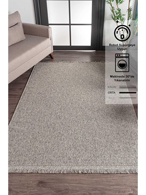 Konfor Halı Vlora 4766 Jüt Hasır Bukle Örme Kilim-200x290 - S000234240-20600