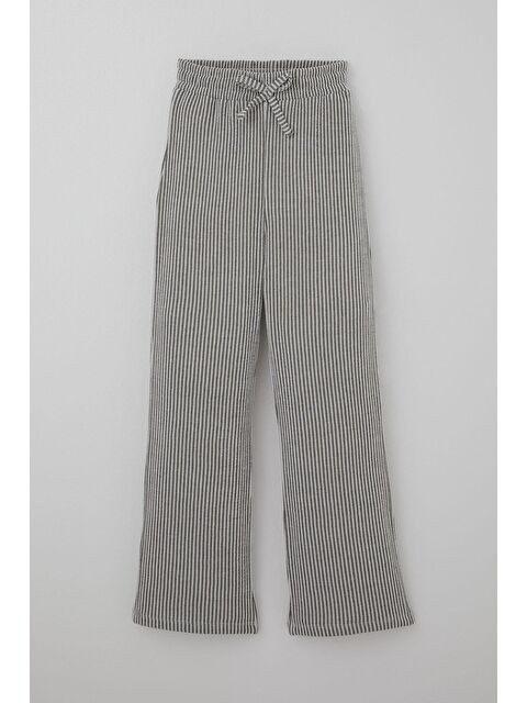 Breeze Kız Çocuk Pantolon Çizgili Fiyonk Bağcık Aksesuarlı Beli Lastik Detaylı Karışık Renk (4-8 Yaş) - S000512841-23173