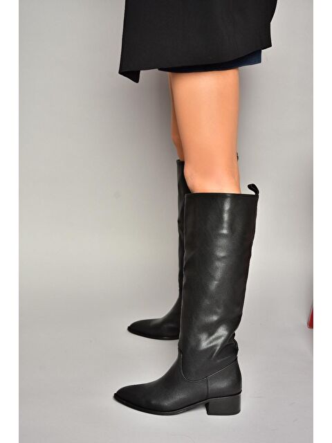 Fox Shoes T422587009 Siyah Kadın Çizme - S000314539-19351