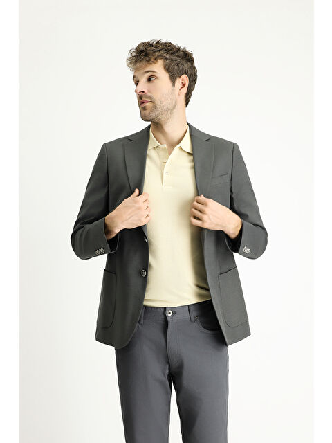 Kiğılı Regular Fit Pamuklu Spor Ceket - S000411730-33408