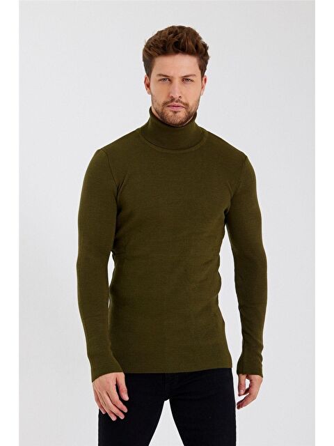 Tarz Cool Erkek Tam Balıkçı Triko - S000152832-18547