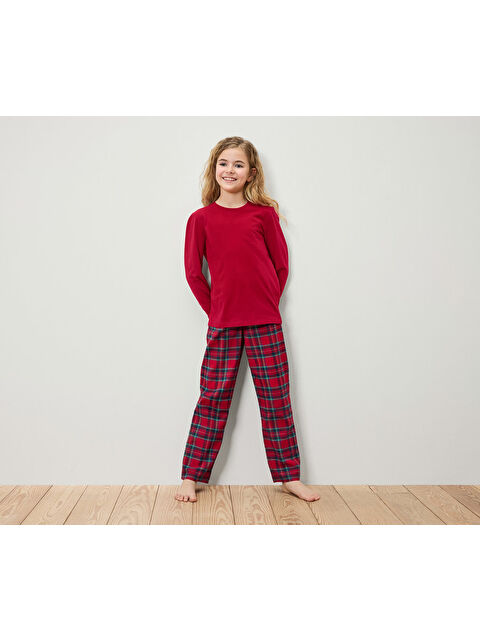Tchibo Kız Çocuk Pijama, Flanel - S000486023-20045