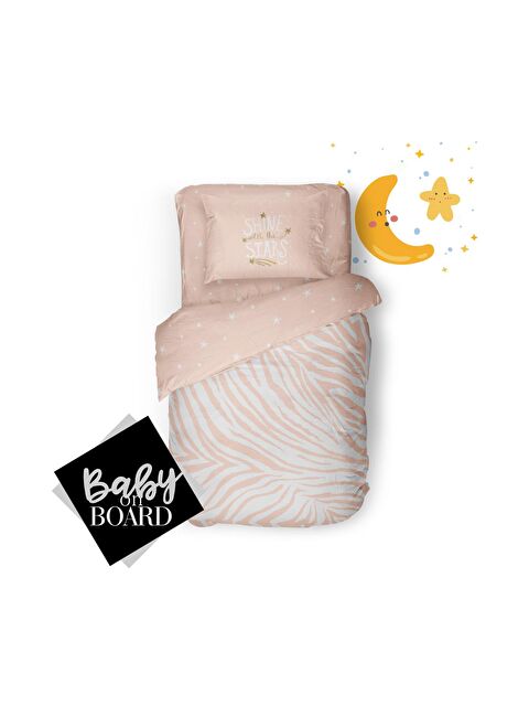 Helen George Bebek Shine Nevresim Takımı 100x150 Turuncu - S000228253-20013