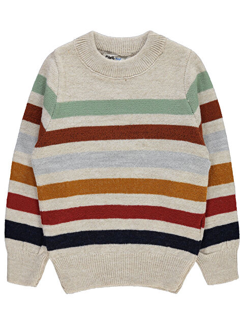 Civil Boys Erkek Çocuk Triko Kazak 2-5 Yaş Bej - S000316858-19928