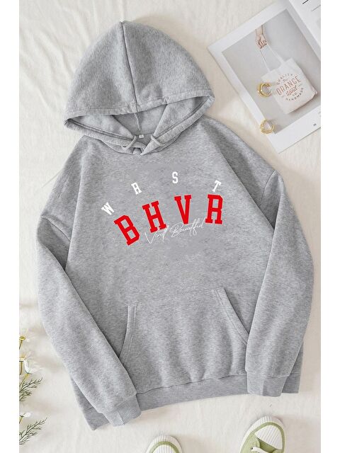 uyguntarz Unisex Bhvr Baskılı Sweatshirt - S000268343-20600