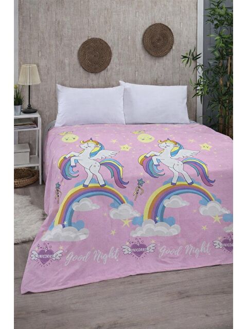 Mulberry Tek Kişilik Pike 170x230 cm – Çocuk ve Genç Odaları İçin, Renkli Desenli