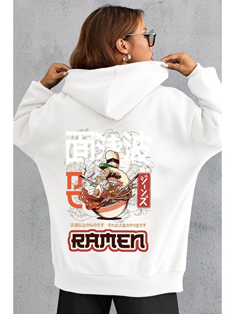uyguntarz Unisex Ramen Baskılı Sweatshirt - S000268345-20063