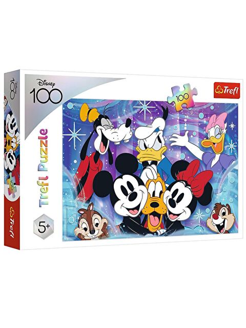 Vardem Oyuncak Trefl 100 Parça Puzzle Disney 100 (41x27,5cm) - Standart Standart