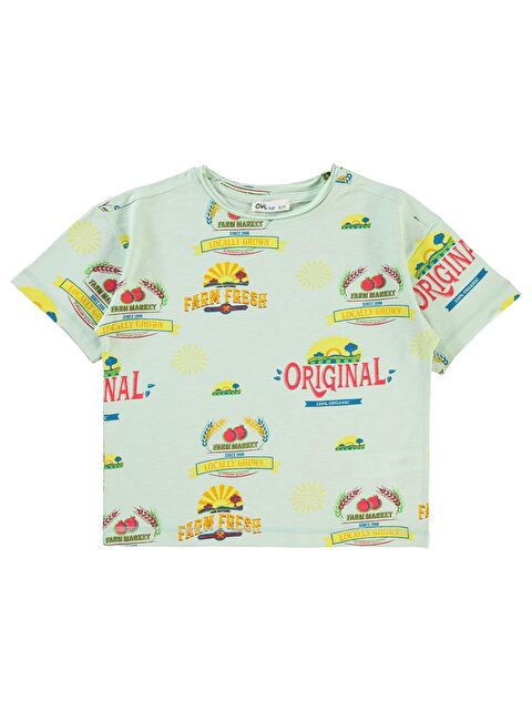 Civil Boys Erkek Çocuk Tişört 10-13 Yaş Su Yeşili - S000198623-20054