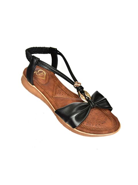 Fox Shoes S2580135 Siyah Kadın Sandalet - S000169062-19351
