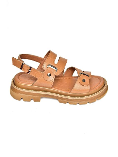 Fox Shoes S9960755 Taba Kadın Sandalet - S000152400-14955