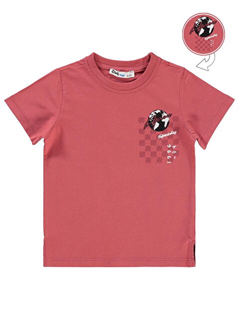 Civil Boys Erkek Çocuk Tişört 2-5 Yaş Açık Bordo