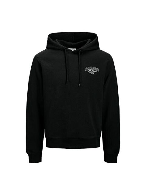 Jack & Jones Jack&Jones Makoto Erkek Siyah Kapüşonlu Sweatshirt - S000522212-19351