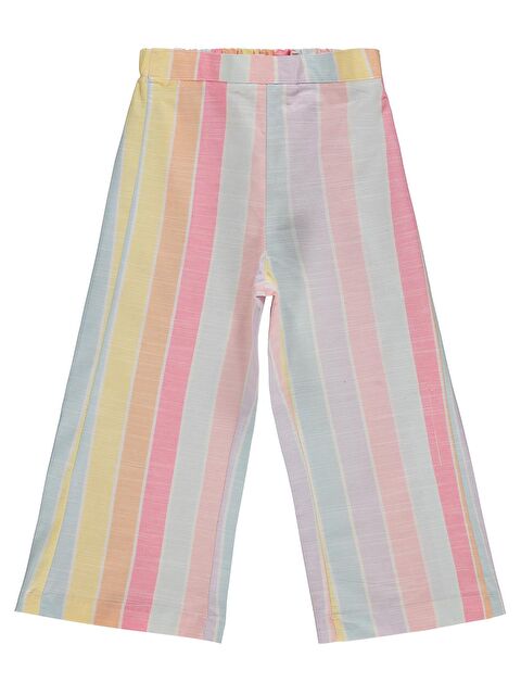 Civil Girls Çizgili 2-5 Yaş Pantolon - Sarı