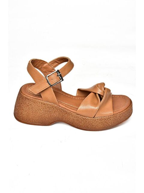 Fox Shoes S9960460 Taba Kadın Sandalet - S000169116-14955