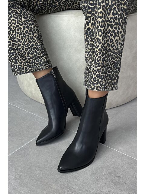 Straswans Fergal  Kadın  Topuklu  Deri  Bot Siyah - S000512854-19351