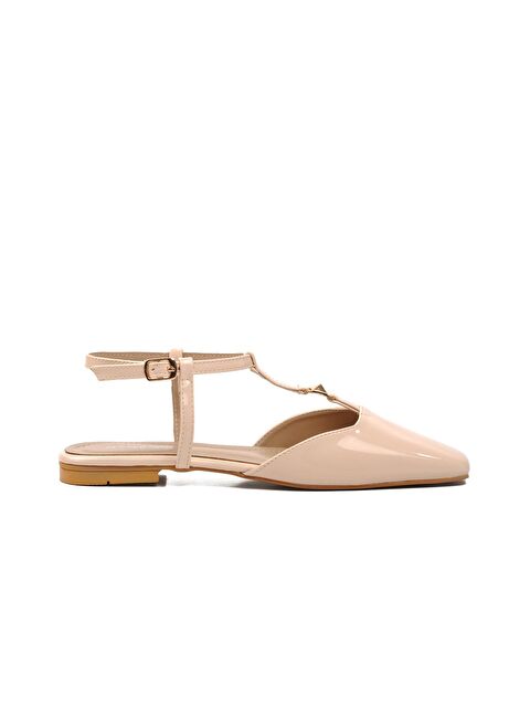 Ayakmod Bej Burnu Kapalı Kadın Sandalet 670476 - S000210487-19927