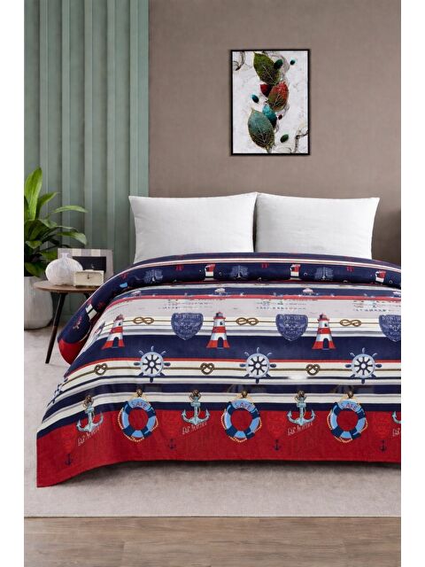 Mulberry Çift Kişilik Pike Yatak Örtüsü %100 Pamuk 220x230