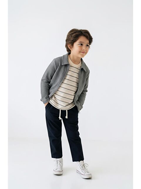 Miababy Hırkalı Pantolon Tişört 3lü Takım - S000531256-25636