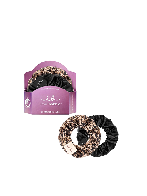 InvisiBooble Sprunchie Slim Premium Leo is The New Black Saç Tokası - S000257178-27074